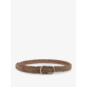 Brunello Cucinelli Men Braided Suede Belt